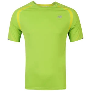 New Balance Men's Ice Short Sleeve T-Shirt - Jazz Green - S - Jazz Green Afbeelding 1