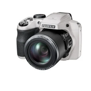 Fujifilm FinePix S9200 Bridge Camera (16MP, 50x Optical Zoom, CMOS Sensor) - White Afbeelding 1