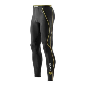 Skins A200 Lange Compressielegging voor Heren - XS - Black/Yellow Afbeelding 1