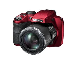 Fujifilm FinePix S9200 Bridge Camera (16MP, 50x Optical Zoom, CMOS Sensor) - Red Afbeelding 1