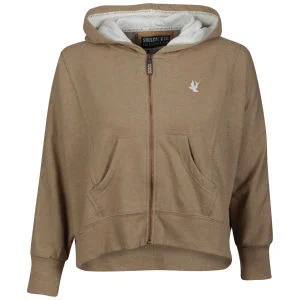 Soul Cal Women's Batwing Hooded Zip - Golden Tan - 6 - Golden Tan Afbeelding 1