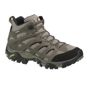 Merrell Men's Moab Mid Gore Tex Hiking Boots - Walnut - UK 7 Afbeelding 1
