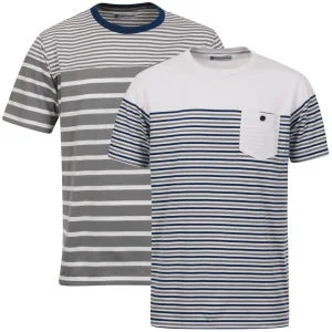 Tom Frank Men's 2-Pack T-Shirt - Grey - S - Grijs Afbeelding 1