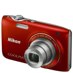 Nikon Coolpix S3100 Compact Digital Camera - Red (14MP, 5x Optical Zoom, 2.7 Inch LCD) - Grade A Refurb Afbeelding 1