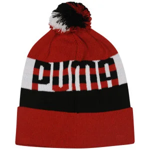 Puma Men's Graphic Beanie - Red/Black Afbeelding 1