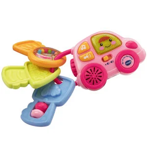 Vtech My 1st Car Key Rattle - Pink Afbeelding 1