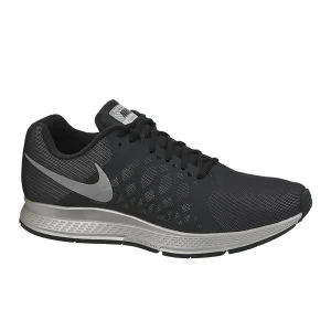 Nike Men's Zoom Pegasus 31 Flash Neutral Running Shoes - Black/Reflective Silver - UK 7 - Zwart Afbeelding 1