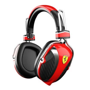 Ferrari P200 Scuderia Noise Cancelling Headphones by Logic3 - Red Afbeelding 1