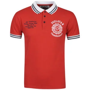 Soul Star Men's Diplomat Polo Shirt - Red - S - Rood Afbeelding 1