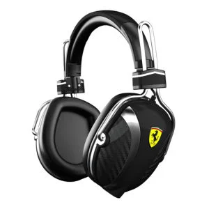 Ferrari P200 Scuderia Noise Cancelling Headphones by Logic3 - Black Afbeelding 1