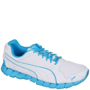 Puma Men's Kevlar Runner Trainers - White/Blue - 7 - White/Blue Afbeelding 1