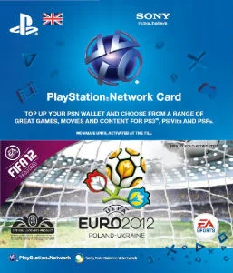 Playstation Network Card: UEFA Euro 2012 Afbeelding 1