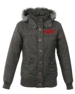 Iron Fist Women's Babushka Flannel Lined Jacket - L Afbeelding 1