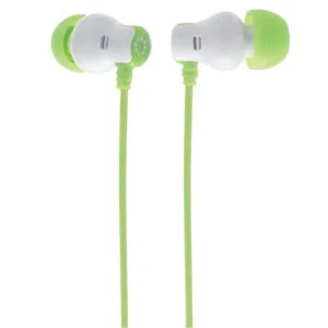 Memorex Stereo Earbuds - Green Afbeelding 1