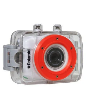 Polaroid XS7 HD Action Camera with Touchscreen, Mounting Kit, and 8GB Transcend Micro SDHC Card and Adaptor Afbeelding 1