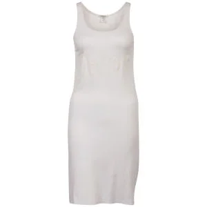 Chloe Women's Tonal Jersey Dress - White - 10 - Wit Afbeelding 1