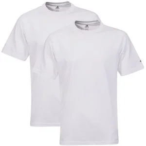 adidas Men's 2-Pack Plain T-Shirts - White - S - Wit Afbeelding 1