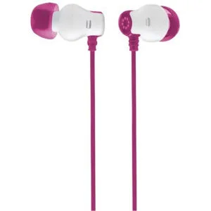 Memorex Stereo Earbuds - Pink Afbeelding 1