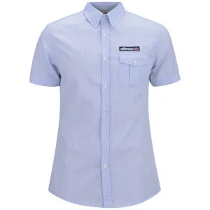 Ellesse Men's Oli Shirt - Blue/White - S - Blauw/Wit Afbeelding 1