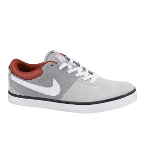 Nike SB Men's Rabona LR Skate Shoes - Wolf Grey/White/Red - 7 - Grey/White/Red Afbeelding 1