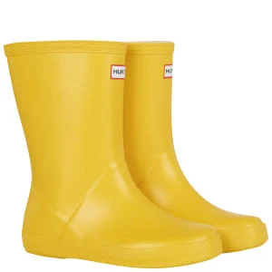 Hunter Kids' First Wellies - Yellow - 8 - Geel Afbeelding 1