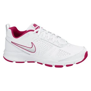 Nike Women's T-Lite XI Training Shoes - White/Pink - UK 4 - White/Pink Afbeelding 1