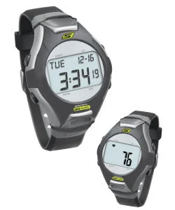 Skechers Wrist Band Watch & Heart Rate Monitor - Black Afbeelding 1