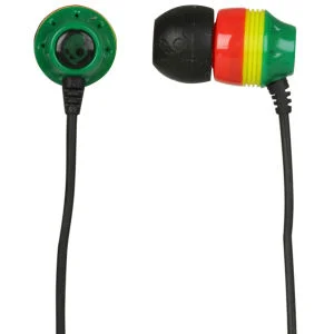 Skullcandy Ink'd 2.0 Earphones - Rasta Afbeelding 1