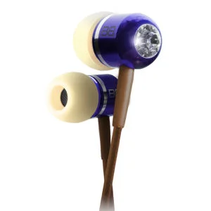 BassBuds Classics Collection Oortjes met Swarovski Element - Glad Afbeelding 1