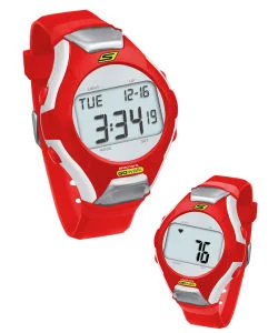 Skechers Wrist Band Watch & Heart Rate Monitor - Red Afbeelding 1