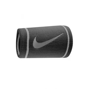 Nike Dri-Fit Wristbands - Black/Base Grey - One size - Black/Base Grey Afbeelding 1