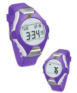 Skechers Wrist Band Watch & Heart Rate Monitor - Purple Afbeelding 1