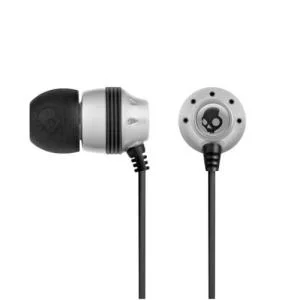 Skullcandy 2010 INK'D SC Earphones - Silver/Black Afbeelding 1