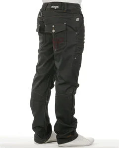 Boxfresh Men's Waldflute 4X1 Jeans Black - 28R - Zwart Afbeelding 1