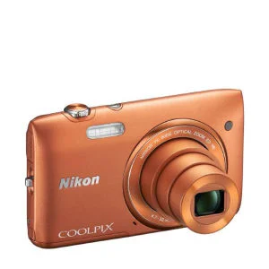 Nikon Coolpix S3500 Compact Digital Camera - Orange (20.1 MP, 7x Optical Zoom 2.7 Inch LCD) - Grade A Refurb Afbeelding 1