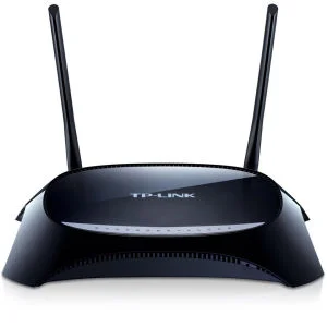 TP-Link TD-VG3631 300Mbps Wireless N VoIP ADSL2+ Modem Router (Black) Afbeelding 1