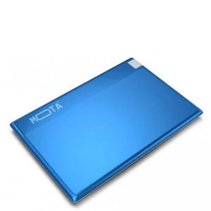 MOTA Credit Card Sized Emergency Portable Power Bank 800mAh Charge Card - Blue Afbeelding 1