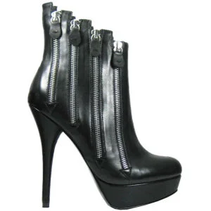 Diavolina Women's Olga Boot - Black - 3 - Zwart Afbeelding 1