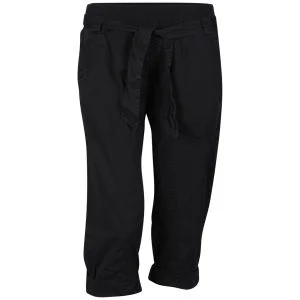 Bench Women's Carilo Cropped Trousers - Black - 26R - Zwart Afbeelding 1