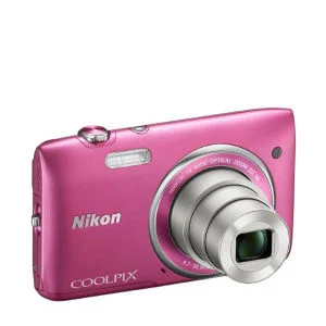 Nikon Coolpix S3500 Compact Digital Camera - Pink (20MP, 7x Optical Zoom, 2.7 Inch LCD) - Grade A Refurb Afbeelding 1