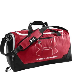 Under Armour Men's Hustle Medium Duffel Bag - Red Afbeelding 1