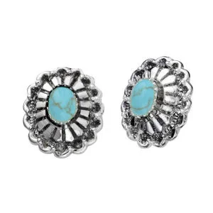 Turquoise Earrings - One size Afbeelding 1