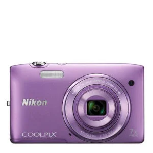 Nikon Coolpix S3500 Compact Digital Camera - Purple (20MP, 7x Optical Zoom, 2.7 Inch LCD) - Grade A Refurb Afbeelding 1