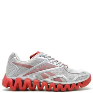 Reebok Men's Reezig Zigsonic Trainers White/Red - 8 - Wit Afbeelding 1