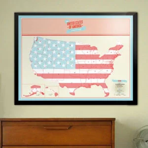 Scratch Map - USA Edition Afbeelding 1