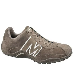 Merrell Men's Sprint Blast Leather Hiking Shoes - Gunsmoke Brown - UK 9 - Brown Afbeelding 1