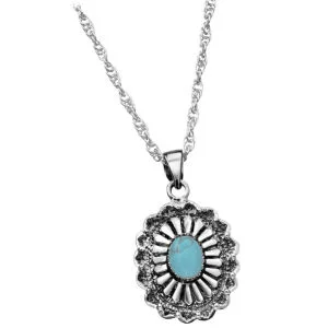 Turquoise Pendant - One size Afbeelding 1