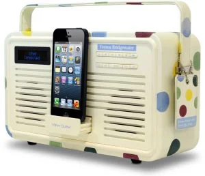 View Quest Emma Bridgewater DAB+/FM Radio and Dock - Polka Dots (8 Pin/Lightning) Afbeelding 1