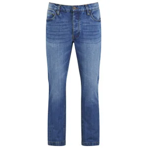 Brave Soul Men's Sprite Regular Fit Jeans - Blue - 30R - Blauw Afbeelding 1