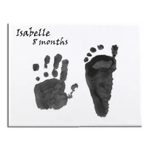 Babyprint op Canvas - Cadeauset Afbeelding 1